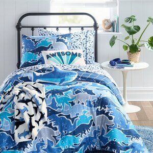 Charter Club Kids Dino Camo 3-Pc. Cotton Comforter Set, Full/Queen, Created for
